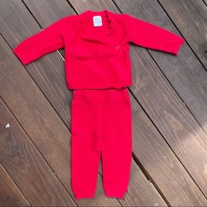 Hanna Andersson - Red Knitted 2 Piece Set